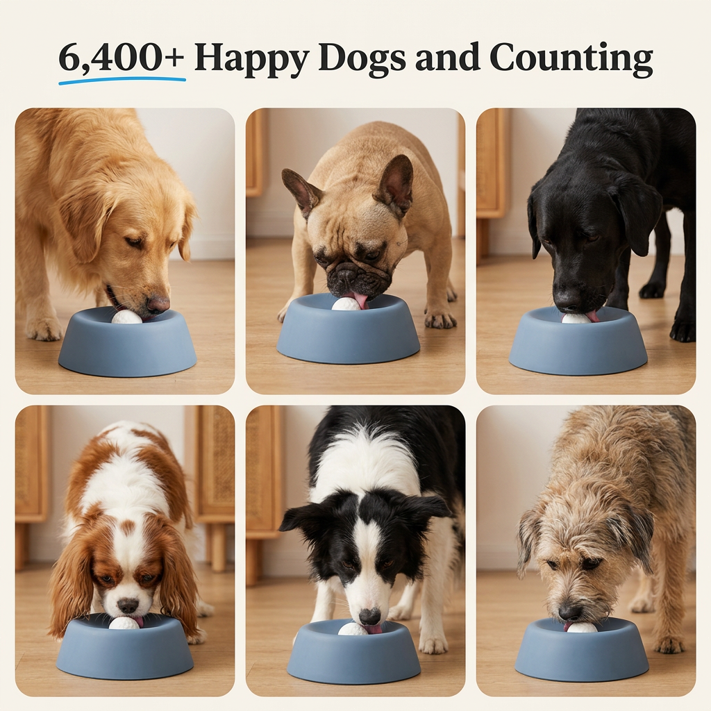 The DogWell 3-in-1 Lick & Slow Feeder Bowl